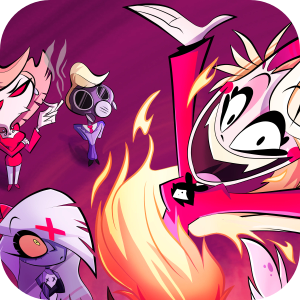 "Hazbin Hotel" theme 4K wallpaper HomePage icon