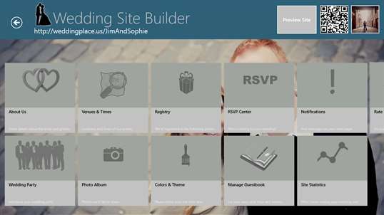 Wedding Site Builder screenshot 2