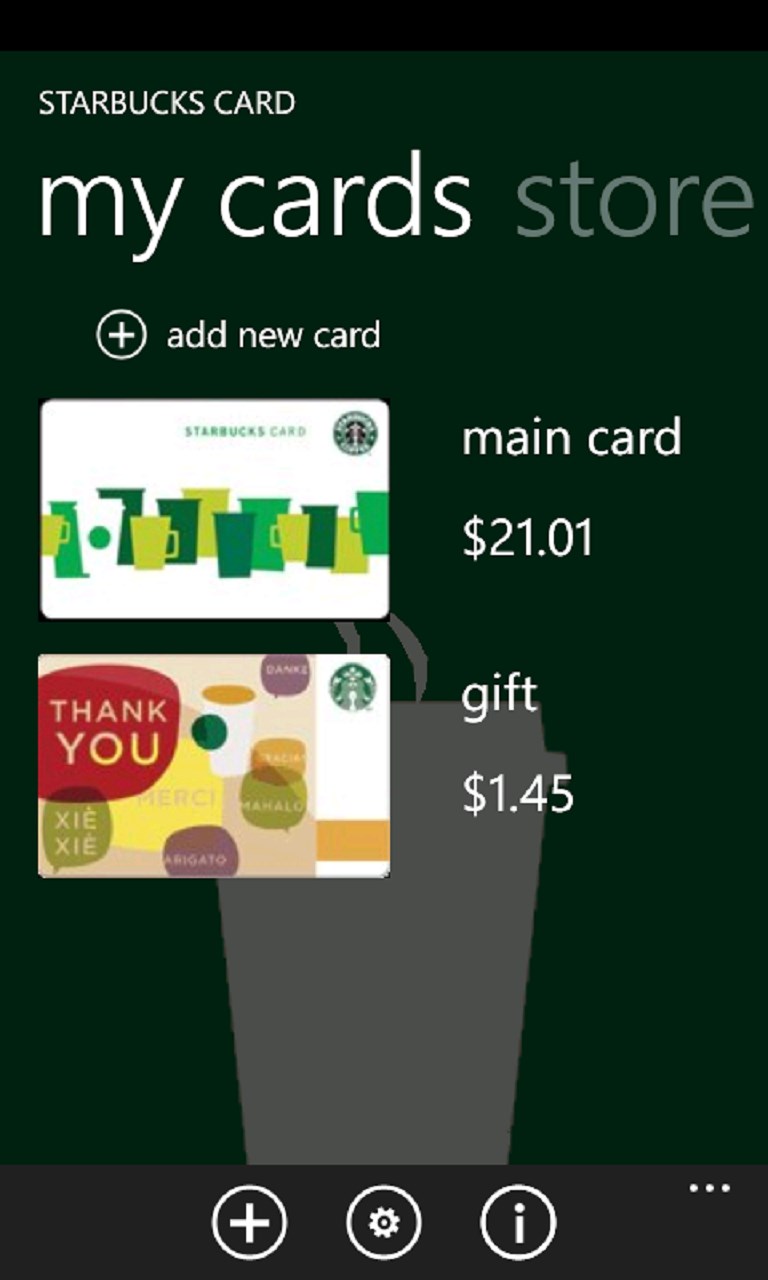 SBUX Card