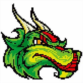 Dragons Color by Number - Pixel Art, Sandbox Coloring