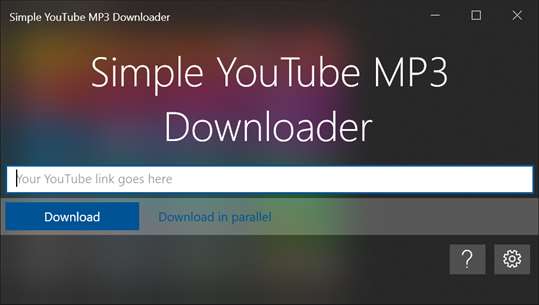Simple YouTube MP3 Downloader screenshot 2