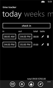 Time Tracker screenshot 1