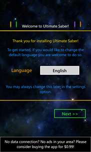 Ultimate Saber screenshot 1