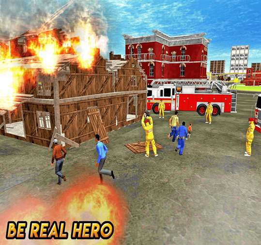 FireFighter 911 Rescue Hero 3D screenshot 5