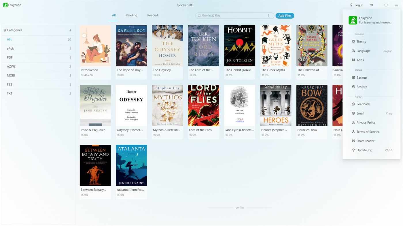#5. Foxycape AI Reader (Windows) Podle: Chengdu Tiefeiying Technology Co.,Ltd.