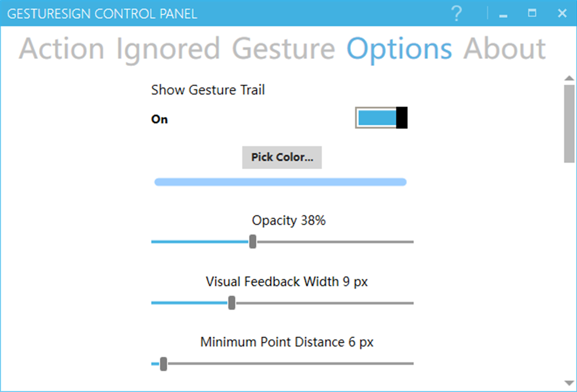 #4. GestureSign (Windows) 由: TransposonY
