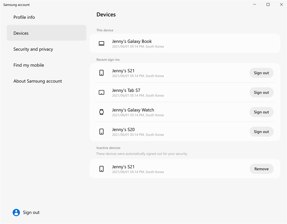#2. Samsung Account (Windows) Podle: Samsung Electronics Co. Ltd.
