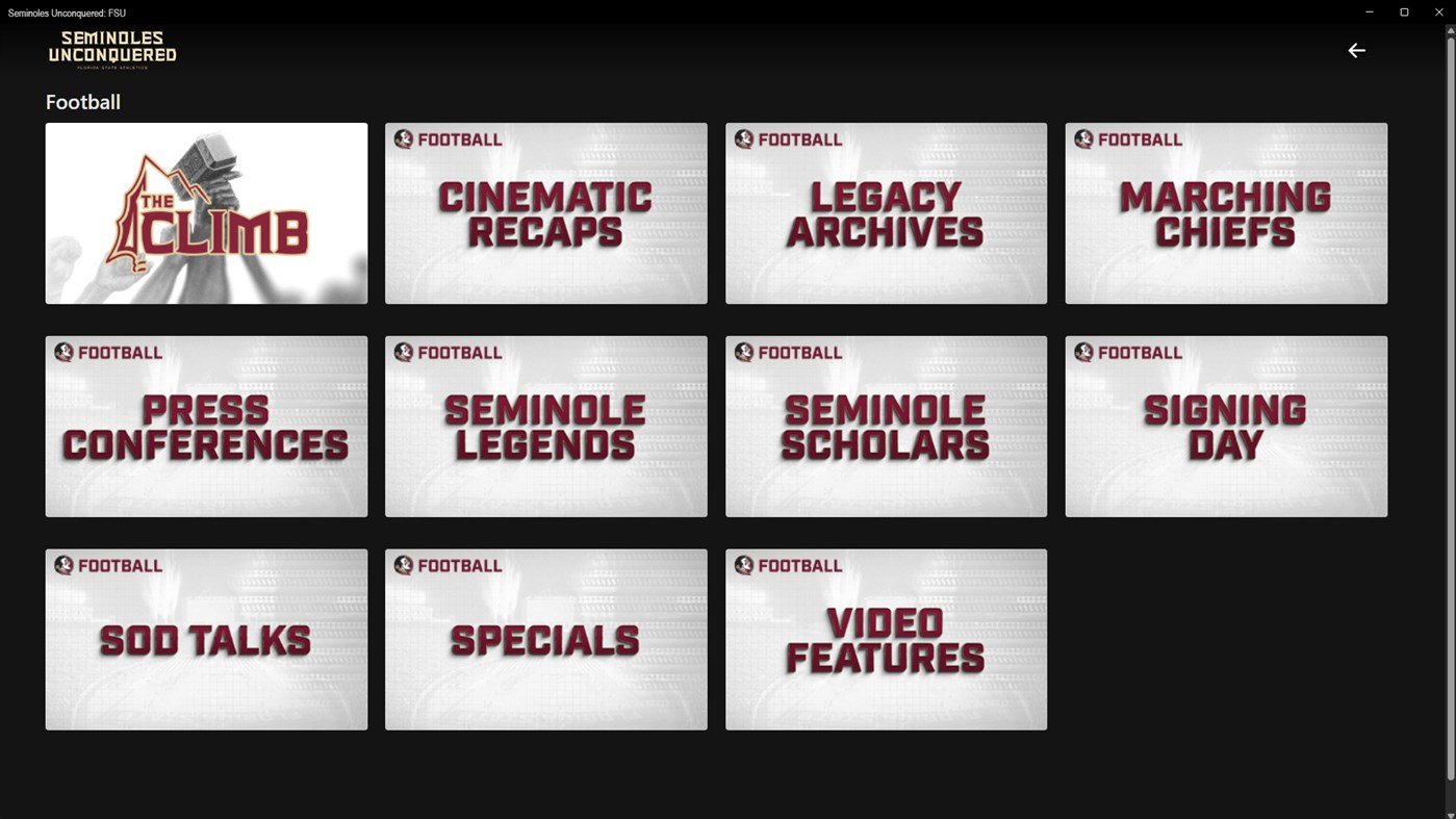 #2. Seminoles Unconquered: FSU (Windows) By: Connected Television Group