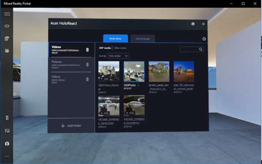 Acer HoloReact Media Player screenshot 1