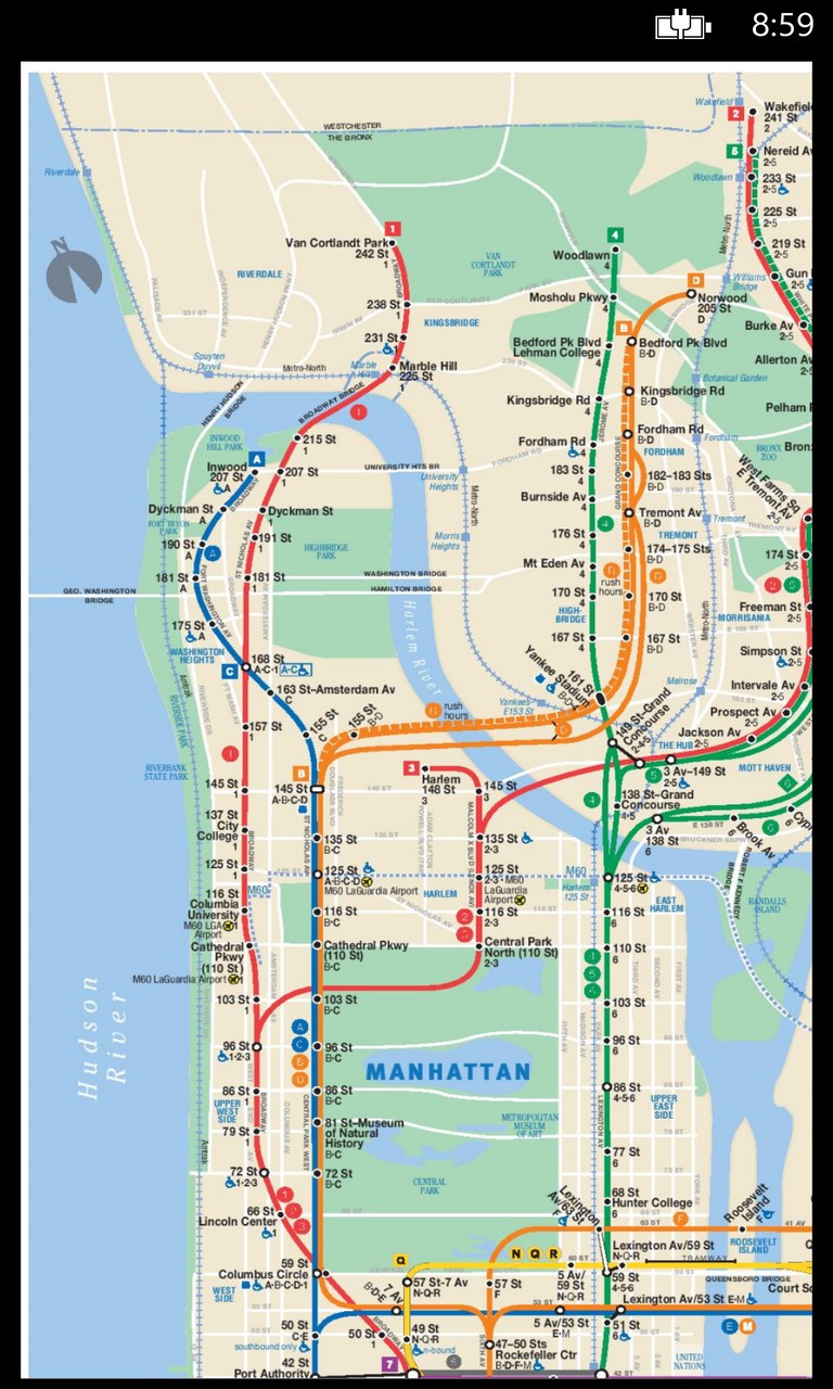 New York Maps for Windows 10 Mobile