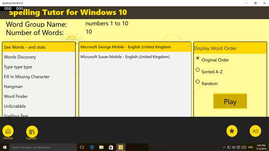 Spelling Tutor for Windows 10 screenshot 3