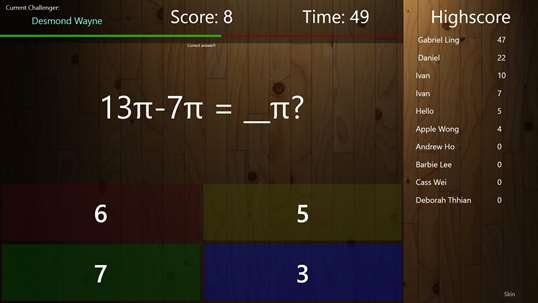 The Pi Game screenshot 2