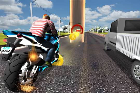 City Moto Bike Racer 3D screenshot 2