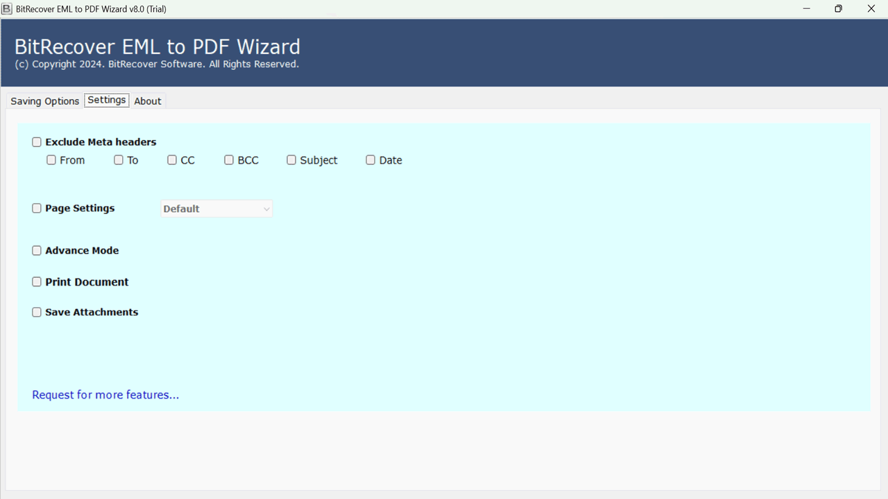 Snapshot 6 of BitRecover EML to PDF Converter