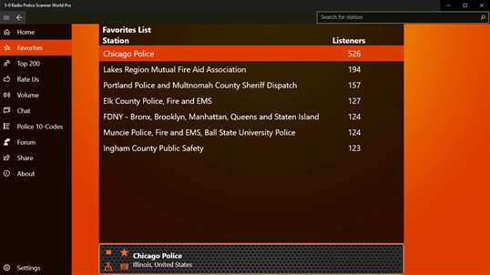 5-0 Radio Police Scanner World Pro screenshot 5