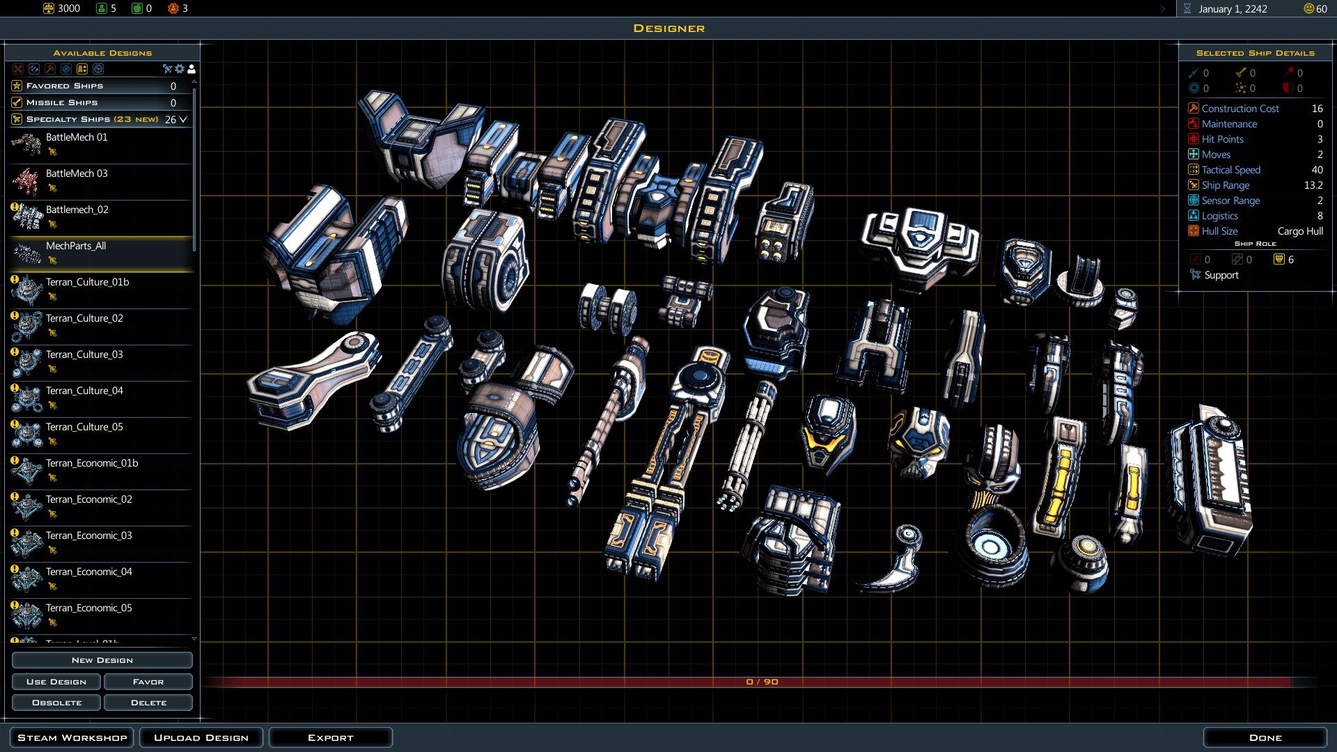 Galactic Civilizations III - Mech Parts Kit | Xbox | Chiave | Privato