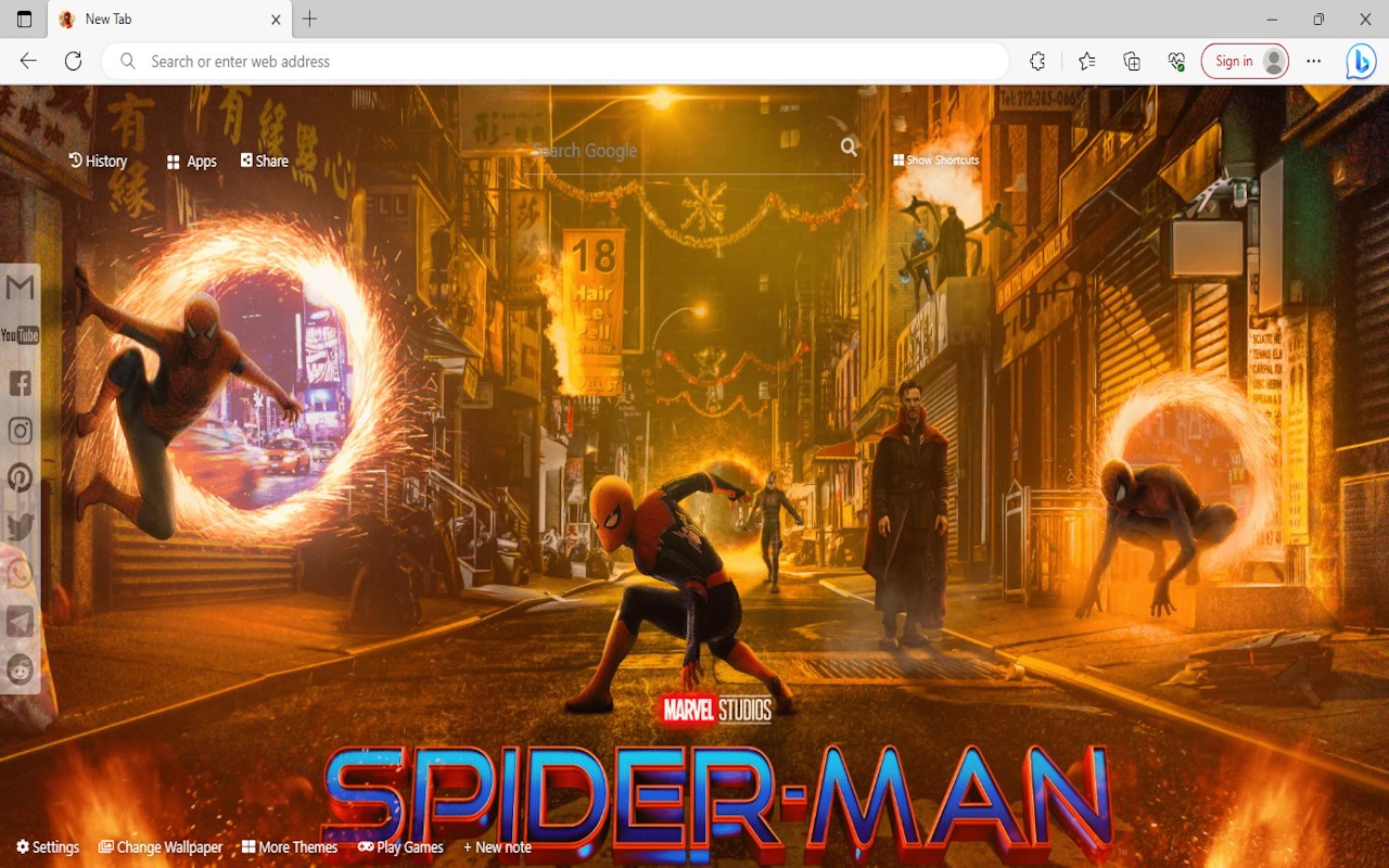 Spider-Man: No Way Home Wallpaper promo image