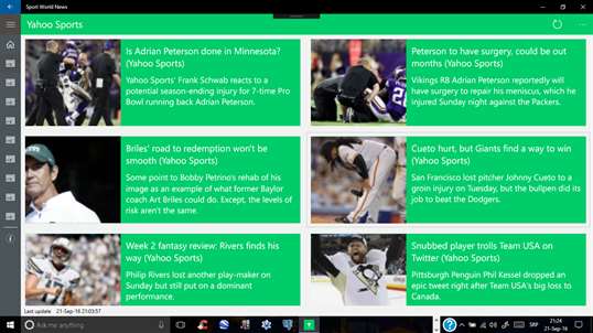 Sport World News screenshot 2