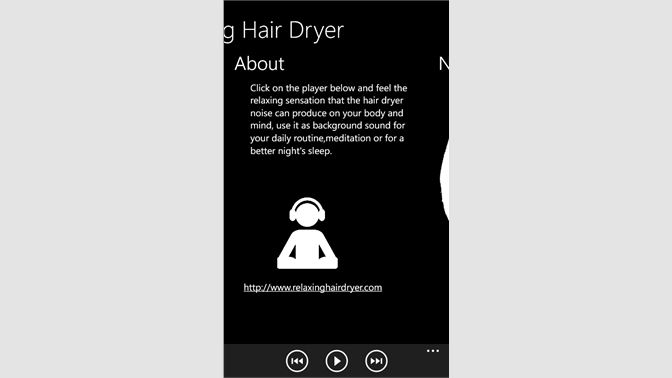 Get Relaxinghairdryer Microsoft Store En Ke
