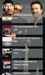 U2 Music screenshot 2