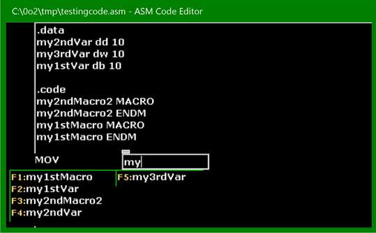 ACE - ASM Code Editor screenshot 2