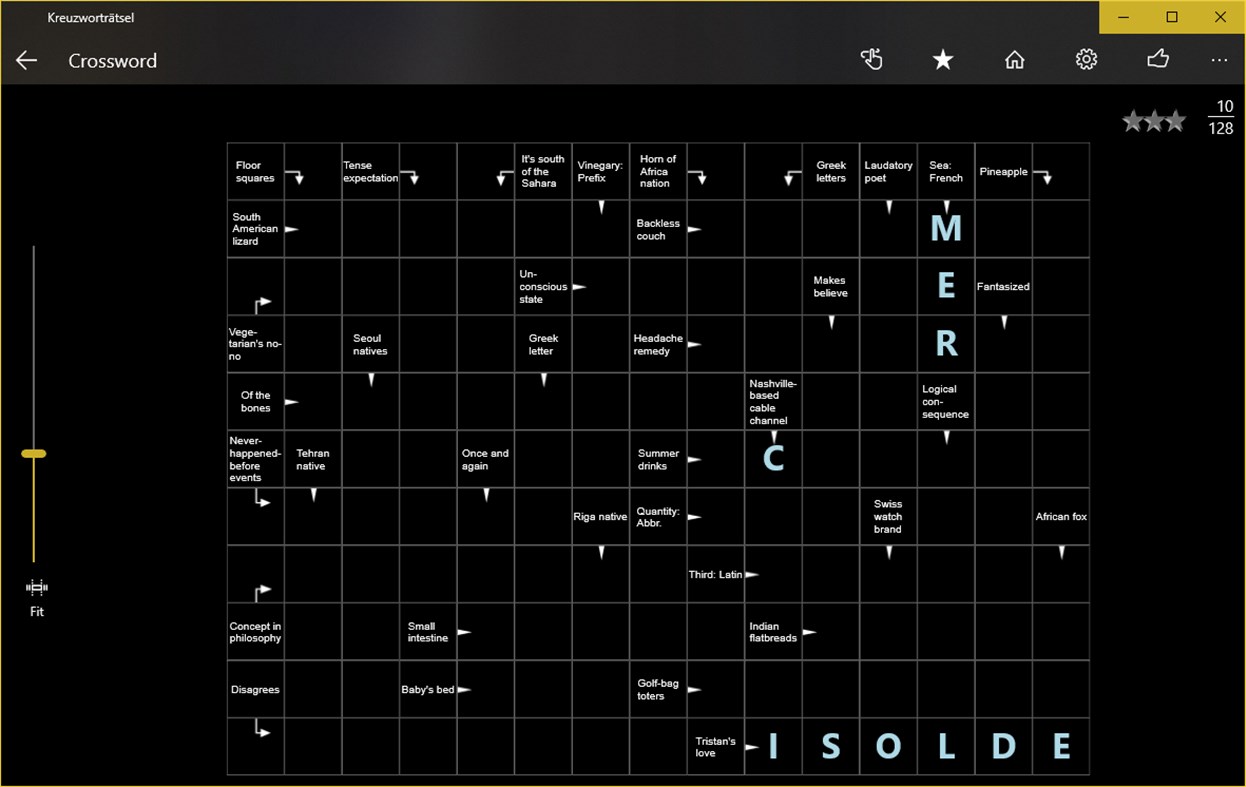 #2. Kreuzworträtsel (Windows) 由: Stefan Kueng