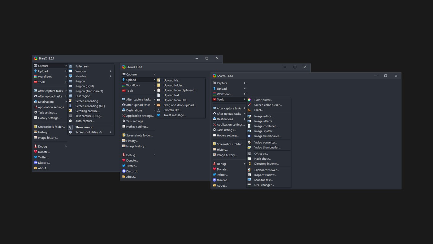#2. ShareX (Windows) 作者: ShareX Team