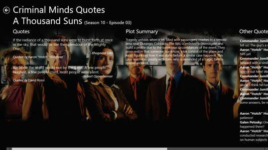 Criminal Minds Quotes screenshot 5