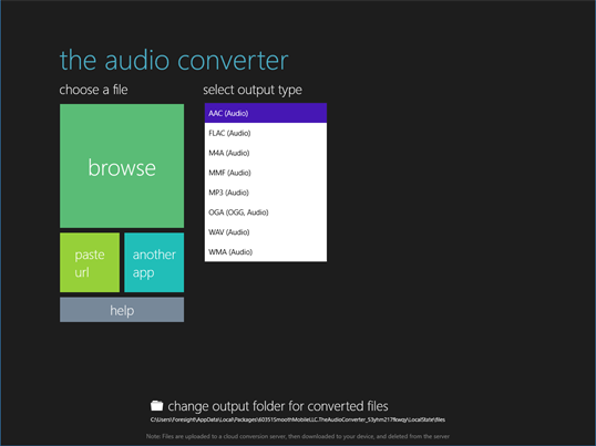 The Audio Converter screenshot 3