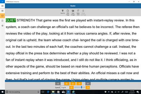 KNFB Reader Screenshots 2