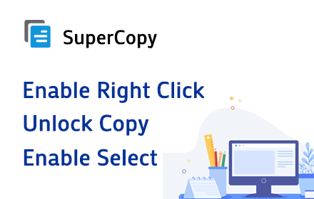 SuperCopy, Allow Right Click and Copy small promo image