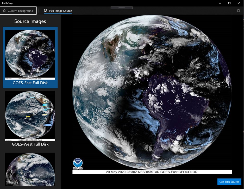 #1. EarthDrop (Windows) 由: Jarod Aerts