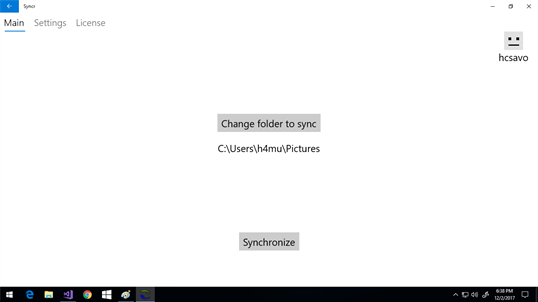 Syncr screenshot 2
