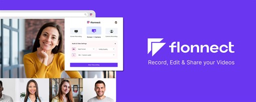 Screen & Webcam recorder - Flonnect marquee promo image