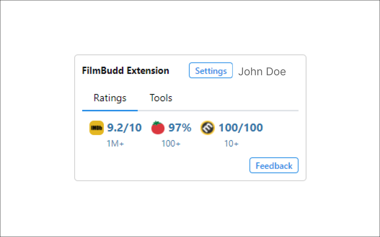 FilmBudd: Ratings and More