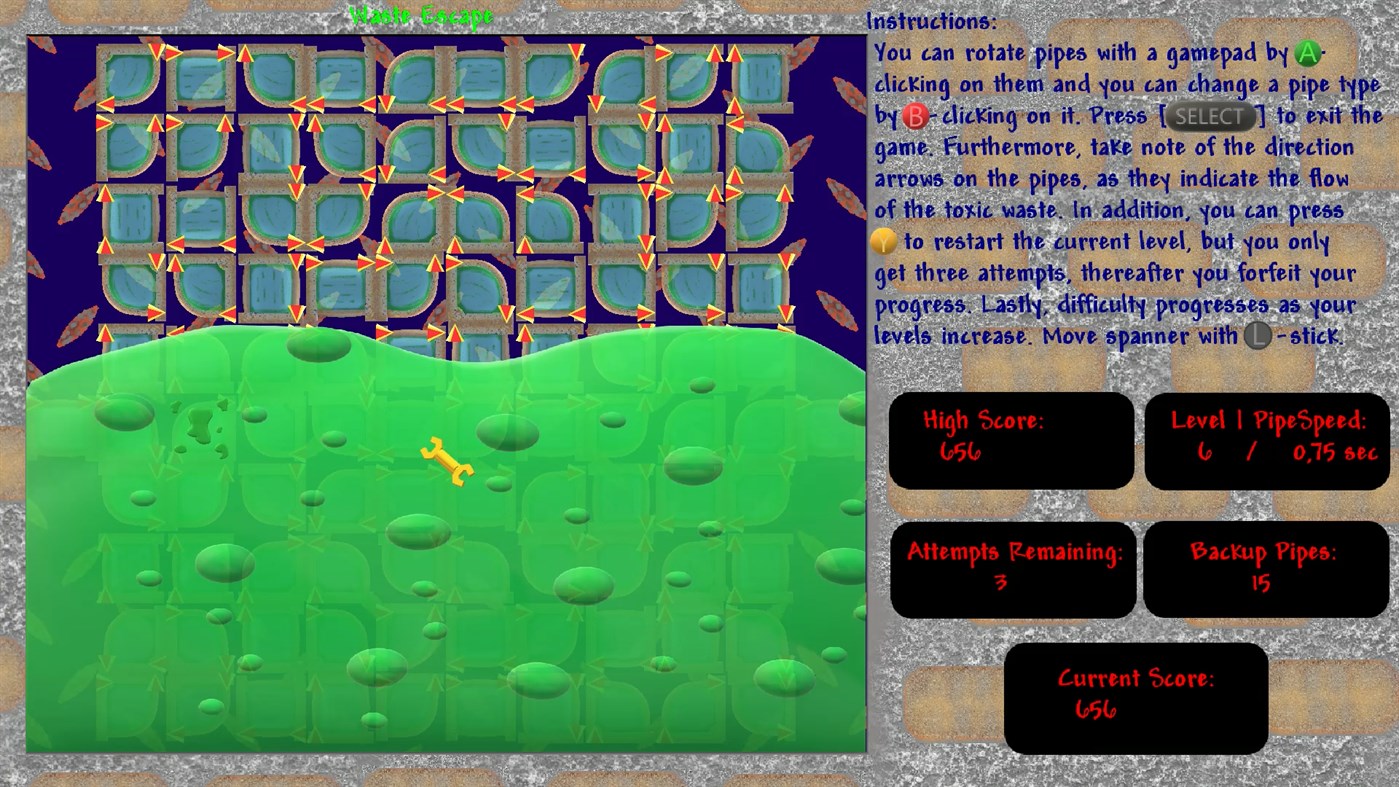 #4. Waste Escape (Windows) 来自: HitBM47 Creations