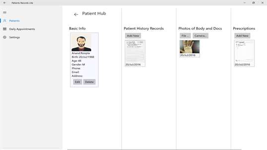 Patients Records Lite screenshot 3