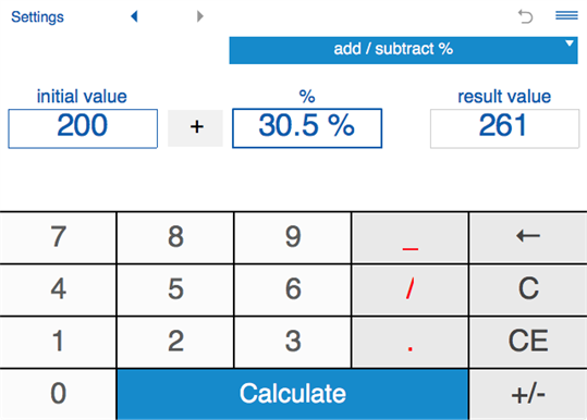 Smart Percentage Calculator screenshot 4