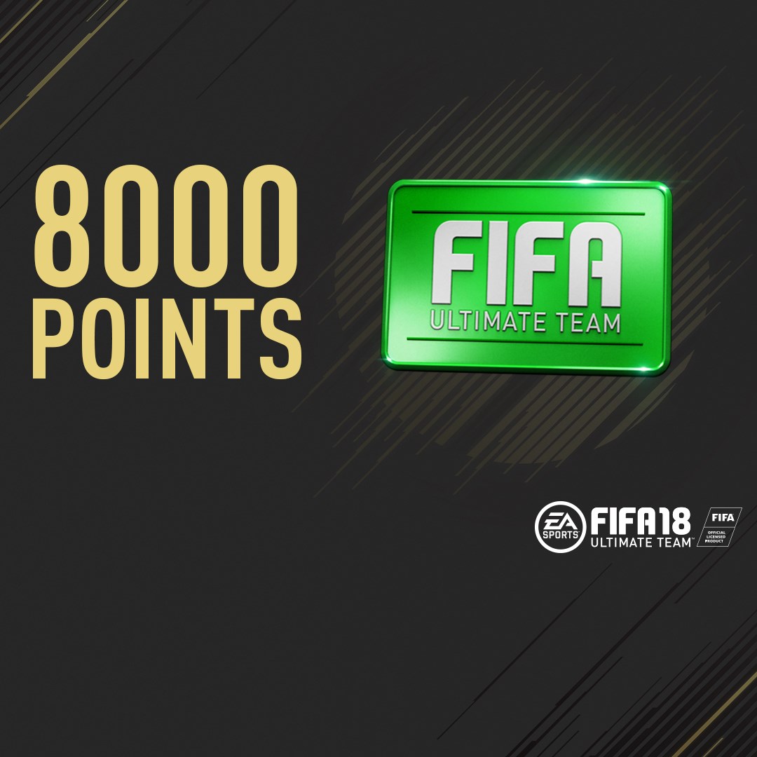 8,000 FIFA 18 Points Pack