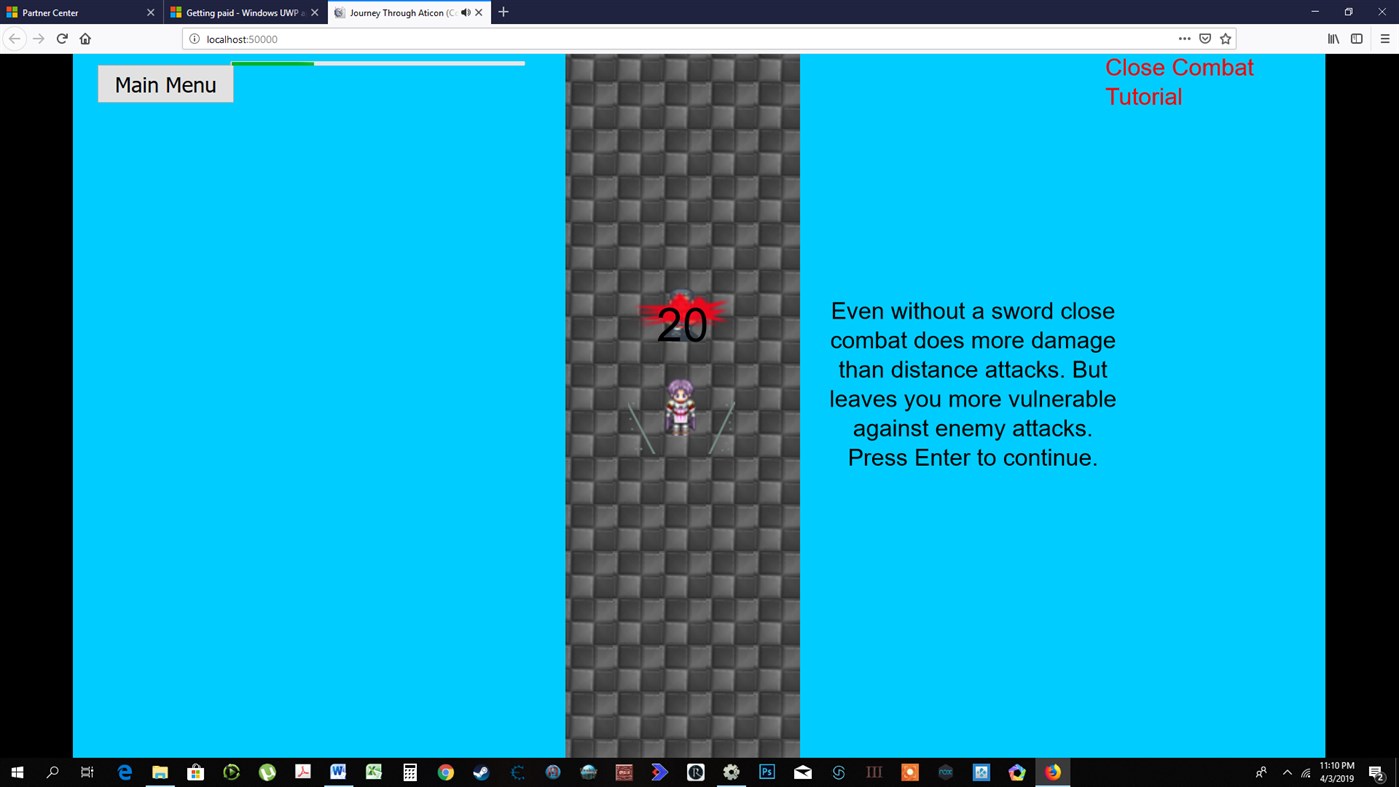 #2. Journey Through Aticon (Windows) بواسطة: Dee Cee Gamez