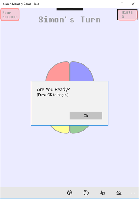 Simon Memory Game - Free Screenshots 1