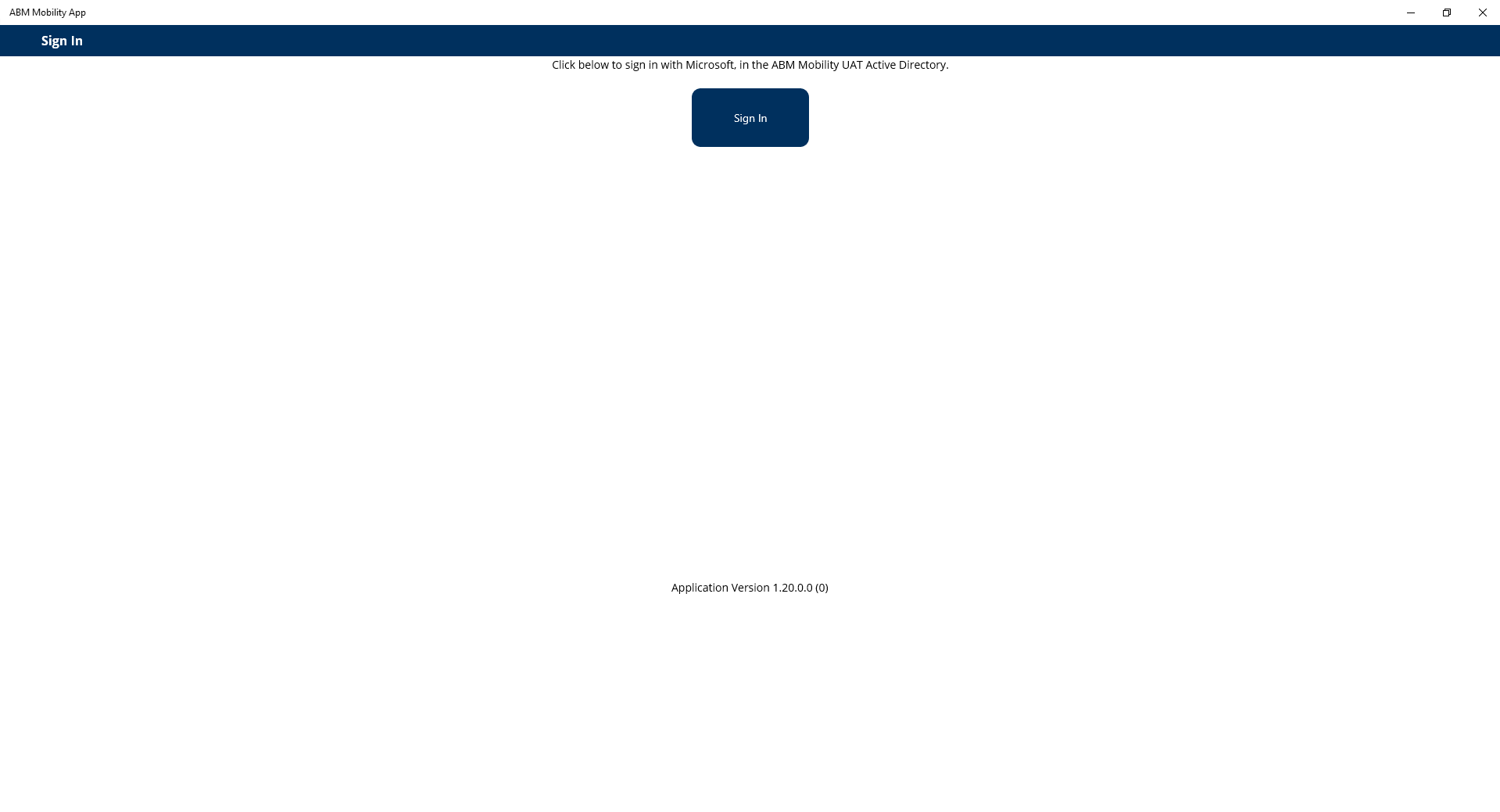 ABM Mobility App screenshot