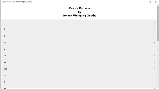 Erotica Romana, by Johann Wolfgang Goethe screenshot 3