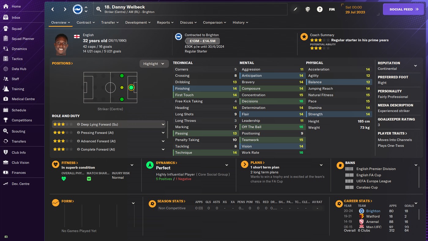 #5. Football Manager 2024 (Windows) Ved: SEGA