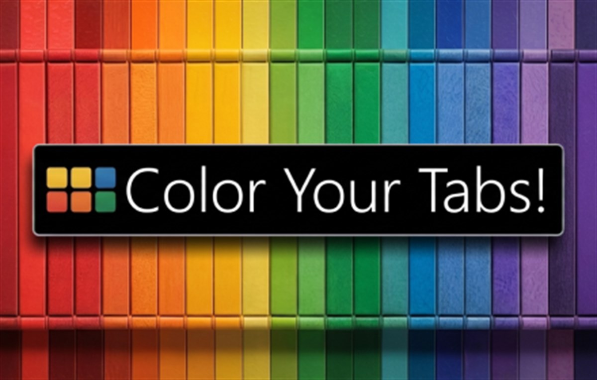 Rainbow Tab Organizer