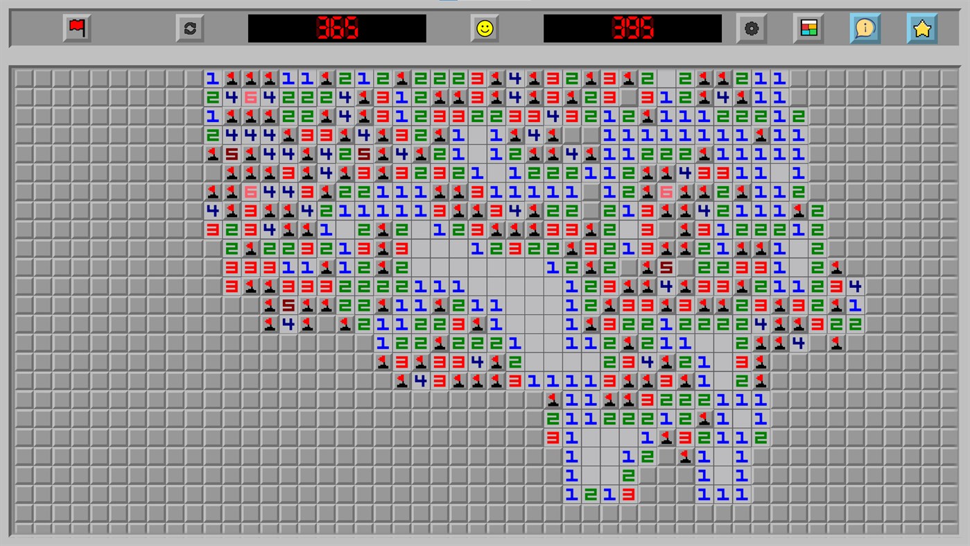 #2. Minefield Extreme (Windows) 由: PandaSoftwares