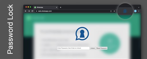 Password Lock for WhatsApp™ Web marquee promo image