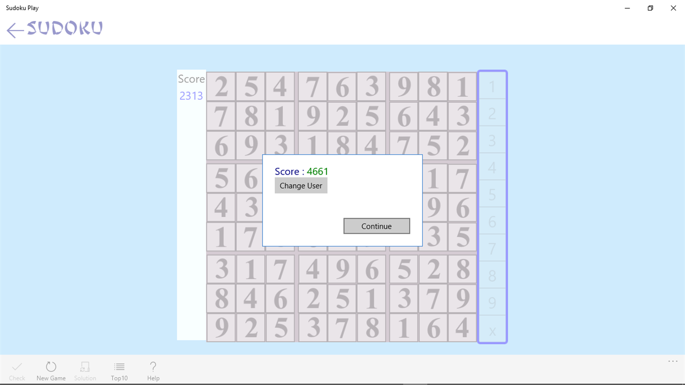 #5. Sudoku Play (Windows) Ved: Metin Morris