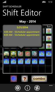 Shift Scheduler screenshot 2