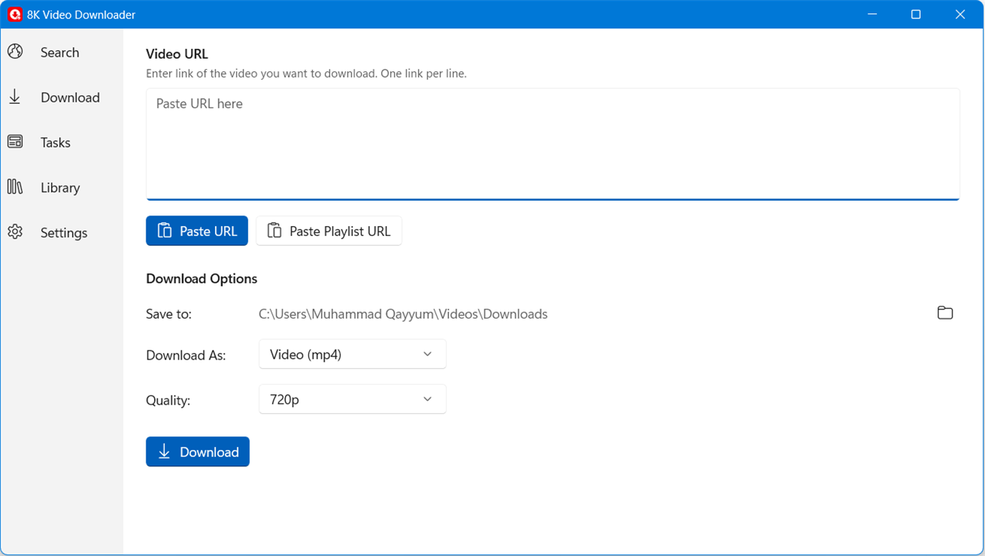 #1. 8K Video Downloader (Windows) 由: RSpark LLC